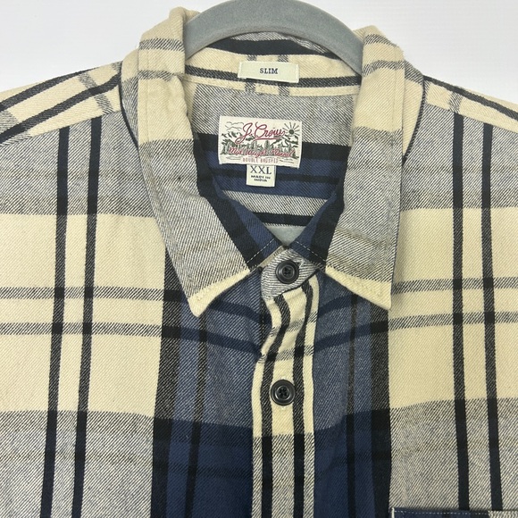 J.Crew Mid-Weight Flannel Double Brushed Shirt Slim Fit Men's Size
XXL - Picture 3 of 7